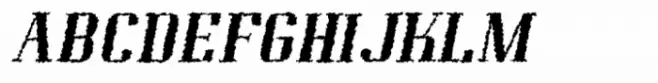 Corpesh Italic Distort Caps