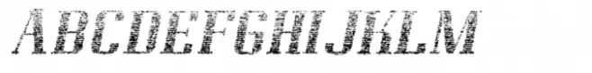 Corpesh Italic Grunge Caps
