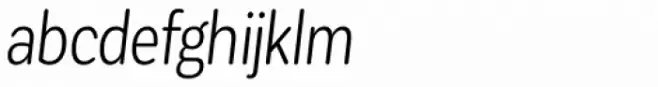 Corporative Sans Round Condensed Book Italic