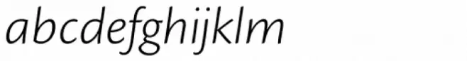 Cronos Pro Caption Light Italic