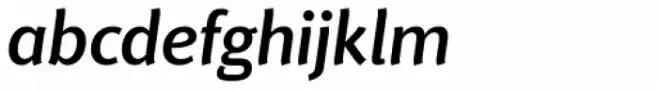 Delargo DT Informal SemiBold Italic