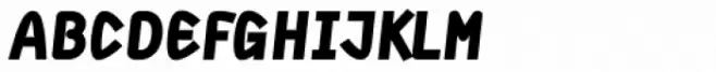 DF Staple TXT Black Italic Caps