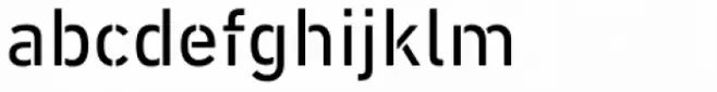 DIN Next Stencil