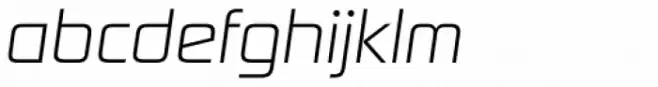 Digital Sans Now ML ExtraLight Italic