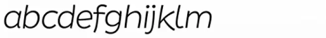 DR Agu Sans Light Italic
