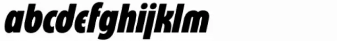 Eastman Condensed Compressed Alternate Black Italic