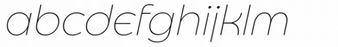 Eastman Roman Alternate Extralight Italic