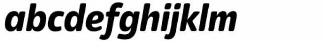 Eigerdals Condensed Black Italic