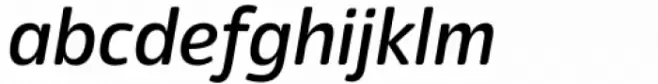 Eigerdals Extended Medium Italic