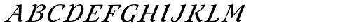 Eterea Swash Caps Italic