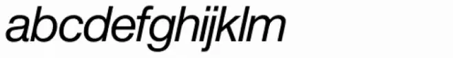 Europa Grotesk Nr 2 SH Italic