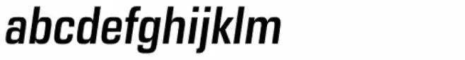 Eurostile Next Pro Narrow Semi Bold Italic