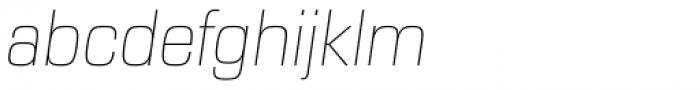 Eurostile Next Pro Ultra Light Italic
