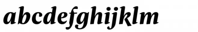 Evans Extrabold Italic