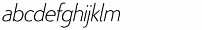 Exec Corners Thin Italic