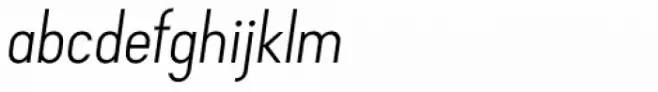 Falena Thin Italic