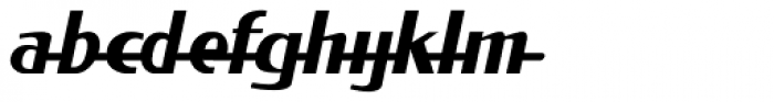 Fat Font Grotesk Streamline Italic