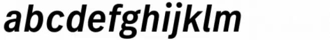 FF Real Text Condensed Medium Oblique