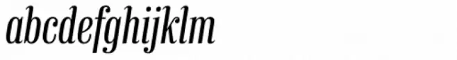 Finalia DT Condensed Italic