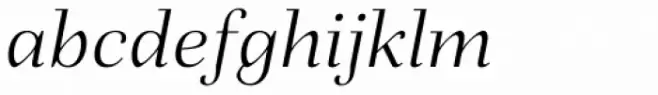 Fiorina Subhead Light Italic