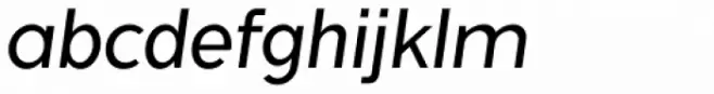 Flamante Sans Light Italic