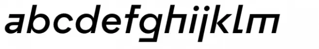 Flink Neue Bauhaus Medium Italic