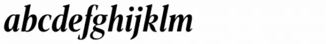 Frontis Condensed Demi Bold Italic