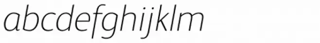 FS Albert Thin Italic