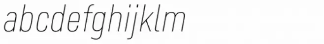 FS Industrie Condensed Thin Italic