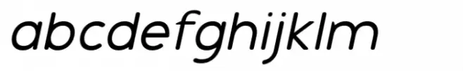 Galak Round Extra Light Italic
