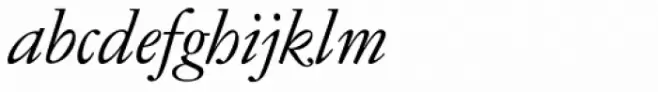 Garamond No 4 Light Italic