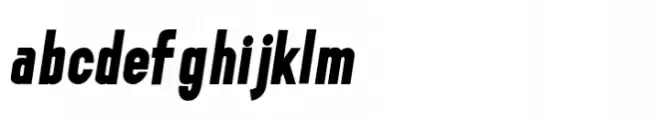 Gealman Black Condensed Italic