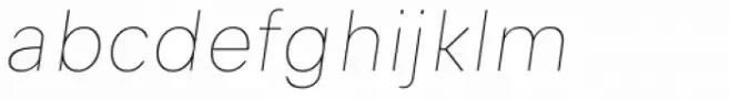 Genera Thin Oblique