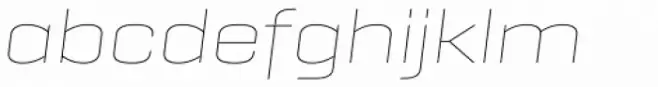 Geogrotesque Extended Thin Italic