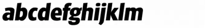 Glasgow Serial ExtraBold Italic