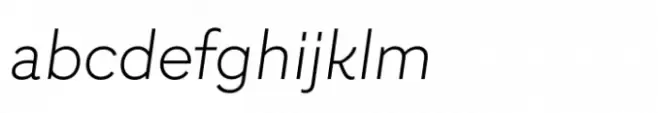 Grafical Extralight Italic