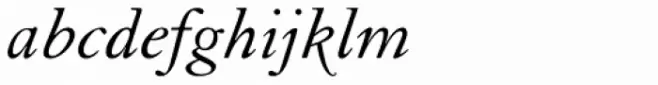 Granjon Italic