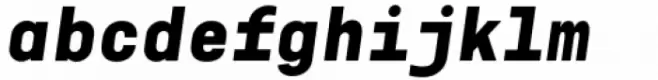 Gravitica Mono Bold Italic