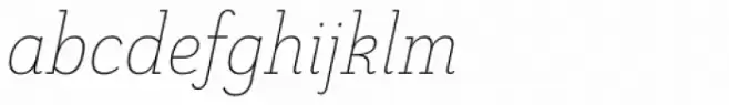 Grenale Slab Con Thin Italic