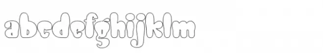 Groovy Happy Outline