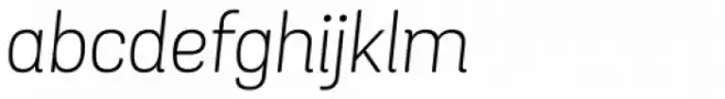 Grota Sans Rounded Light Italic