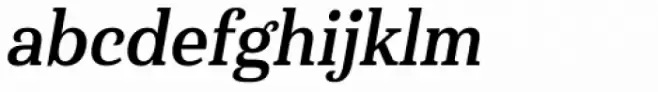Haboro Serif Condensed Bold Italic