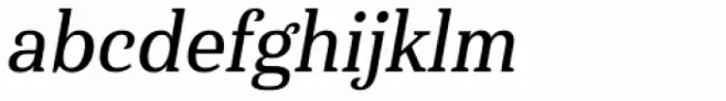 Haboro Serif Condensed Demi Italic