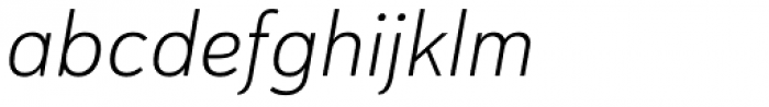 Haboro Soft Normal Light Italic