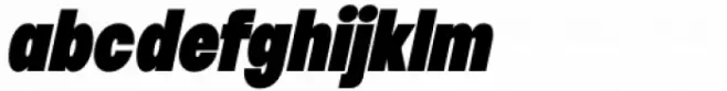 HD Colton Comp Black Italic