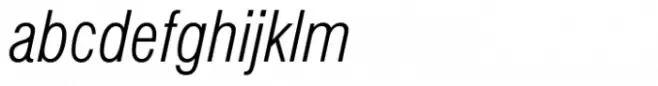 Helen Bg Light Condensed Italic