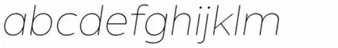 Helios Antique Thin Italic