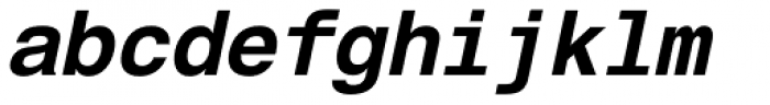 Helvetica Monospaced PanEuropean W1G Bold Italic