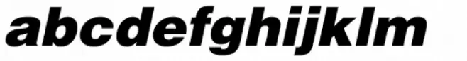 Helvetica Pro Black Oblique