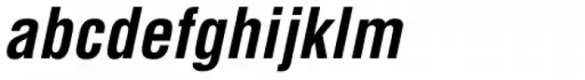 Helvetica Pro Bold Condensed Oblique